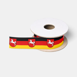 Flagge Niedersachsens Satinband