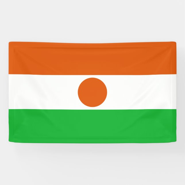 Flagge Niger (afrikanisches Land) Banner (Horizontal)