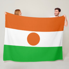 Flagge Niger (afrikanisches Land) Fleecedecke