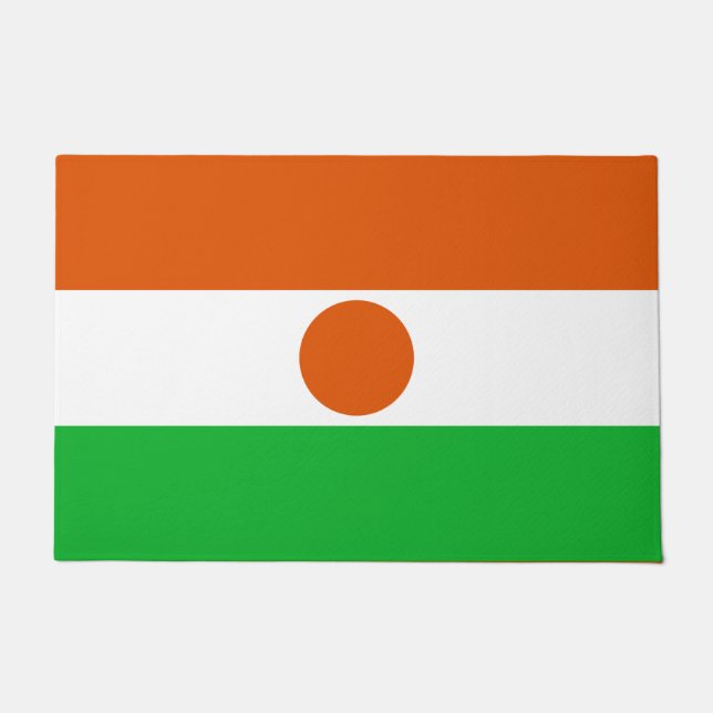 Flagge Niger (afrikanisches Land) Fußmatte (Vorderseite)