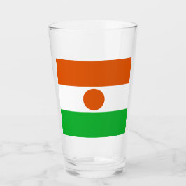 Flagge Niger (afrikanisches Land) Glas