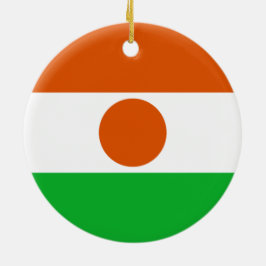 Flagge Niger (afrikanisches Land) Keramik Ornament