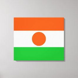 Flagge Niger (afrikanisches Land) Leinwanddruck