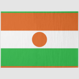 Flagge Niger (afrikanisches Land) Seidenpapier