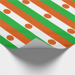 Flagge Niger Geschenkpapier