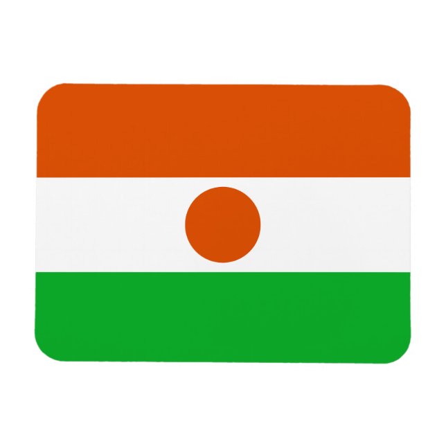 Flagge Niger Magnet (Horizontal)