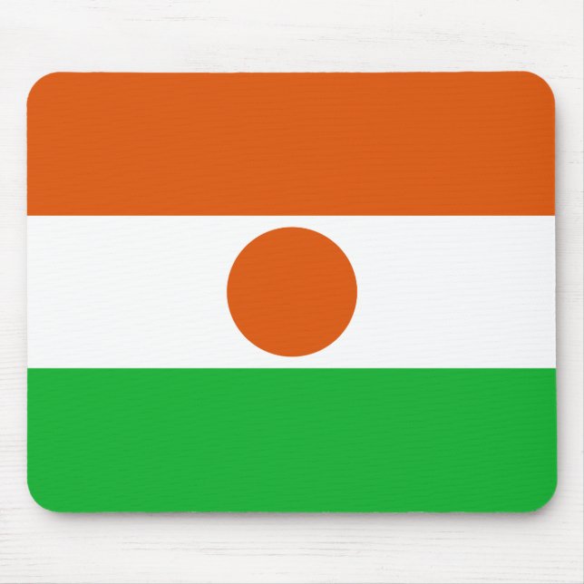 Flagge Niger Mousepad (Vorne)