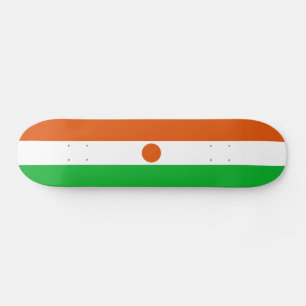 Flagge Niger Skateboard