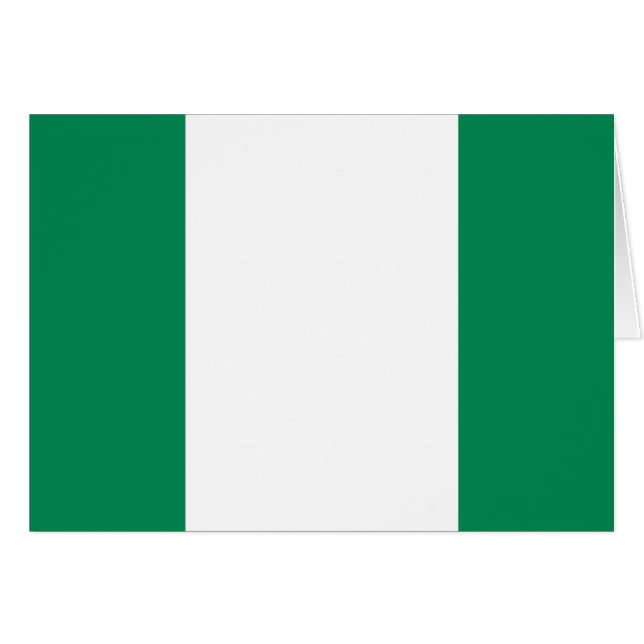 Flagge Nigerias (Vorderseite (Horizontal))
