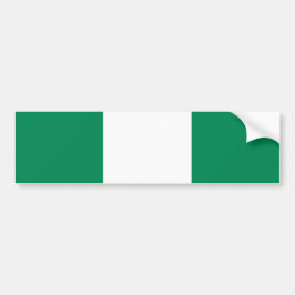 Flagge Nigerias Autoaufkleber
