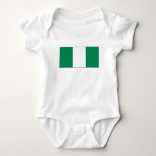 Flagge Nigerias Baby Strampler