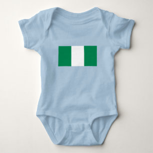 Flagge Nigerias Baby Strampler