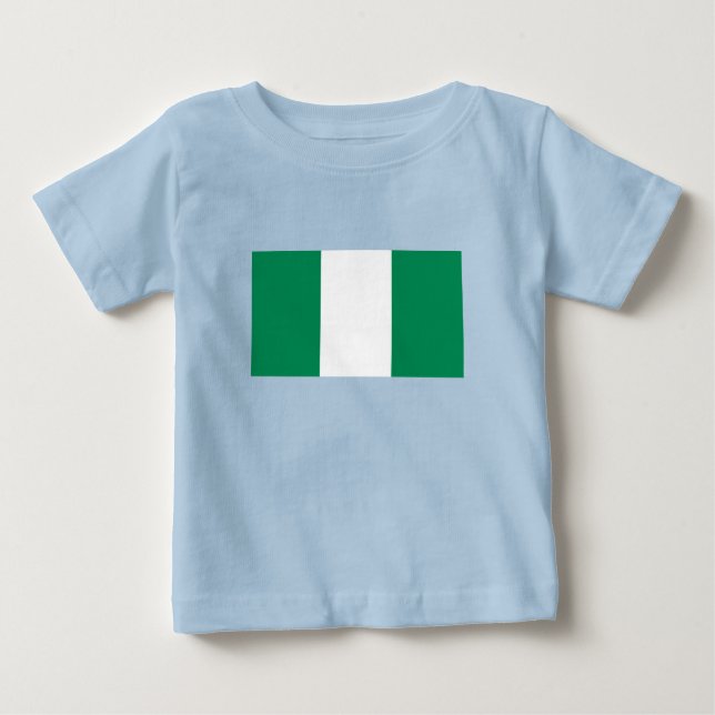 Flagge Nigerias Baby T-shirt (Vorderseite)