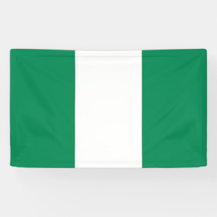 Flagge Nigerias Banner