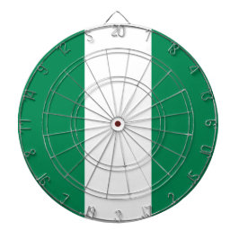 Flagge Nigerias Dartscheibe