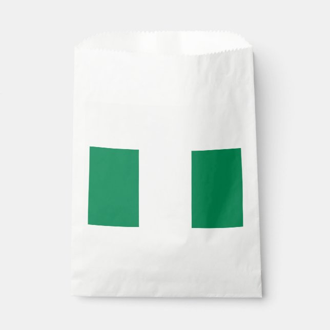 Flagge Nigerias Geschenktütchen (Vorderseite)
