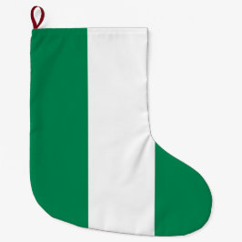 Flagge Nigerias Großer Weihnachtsstrumpf