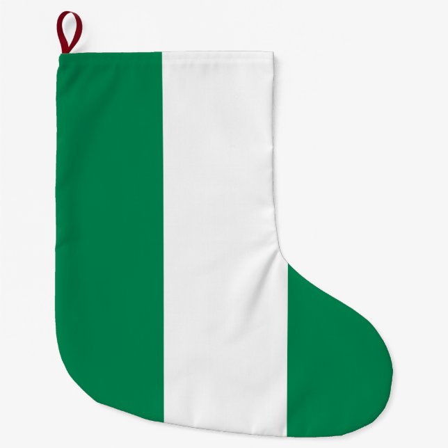 Flagge Nigerias Großer Weihnachtsstrumpf (Vorderseite)