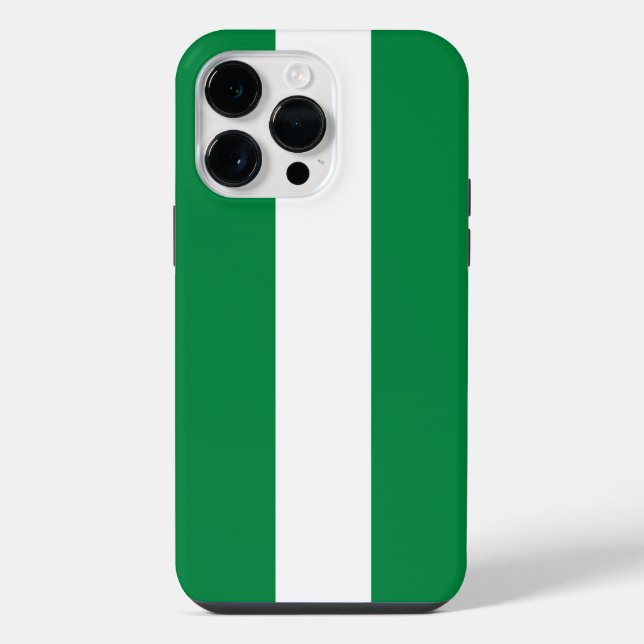 Flagge Nigerias iPhone Hülle (Rückseite)
