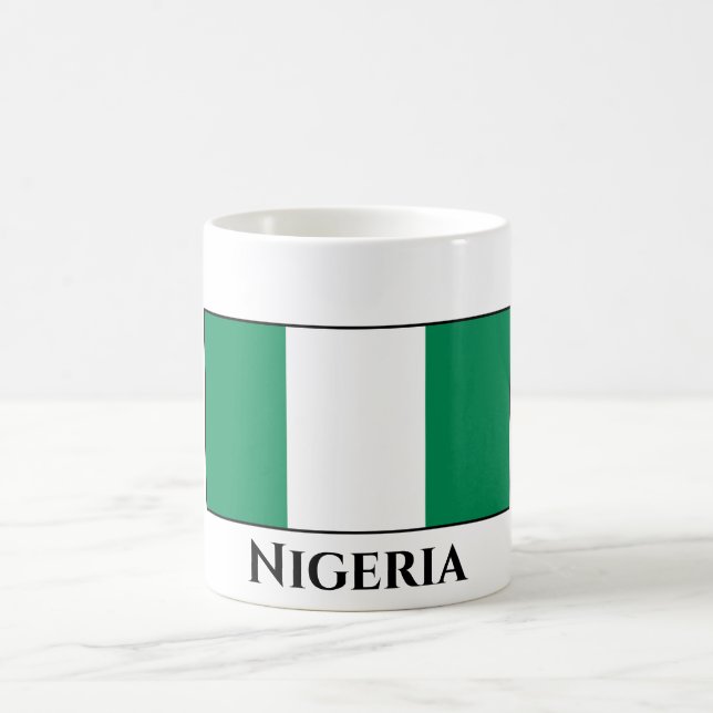 Flagge Nigerias Kaffeetasse (Mittel)