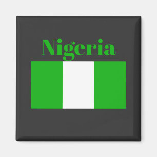 Flagge Nigerias Magnet