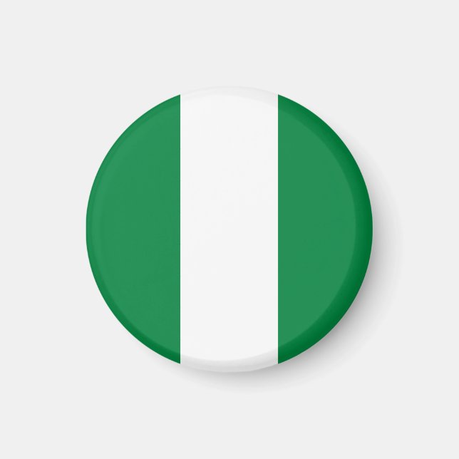 Flagge Nigerias Magnet (Vorne)