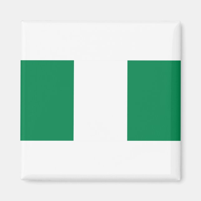 Flagge Nigerias Magnet (Vorne)