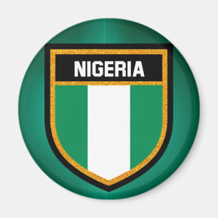 Flagge Nigerias Magnet