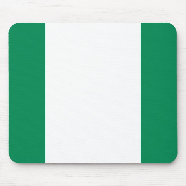 Flagge Nigerias Mousepad (Vorne)