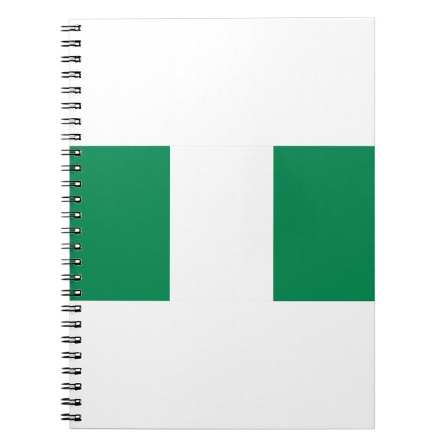 Flagge Nigerias Notizblock (Vorderseite)