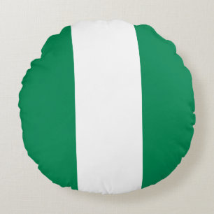 Flagge Nigerias Rundes Kissen