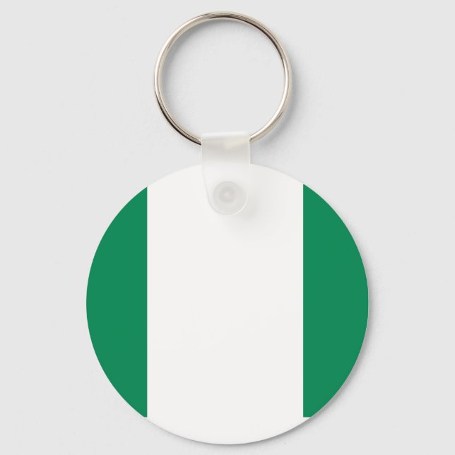 Flagge Nigerias Schlüsselanhänger (Vorderseite)