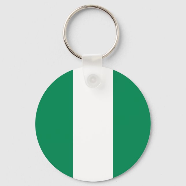 Flagge Nigerias Schlüsselanhänger (Vorderseite)