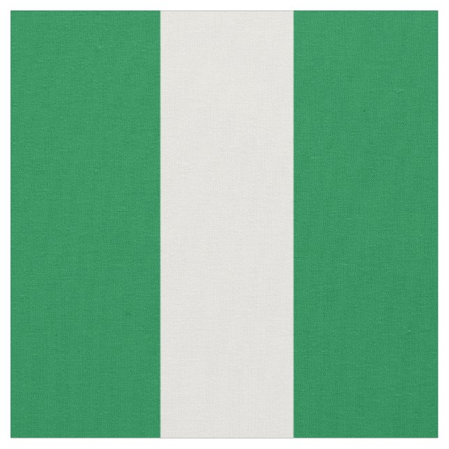 Flagge Nigerias Stoff (Nahaufnahme)