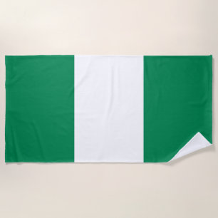 Flagge Nigerias Strandtuch