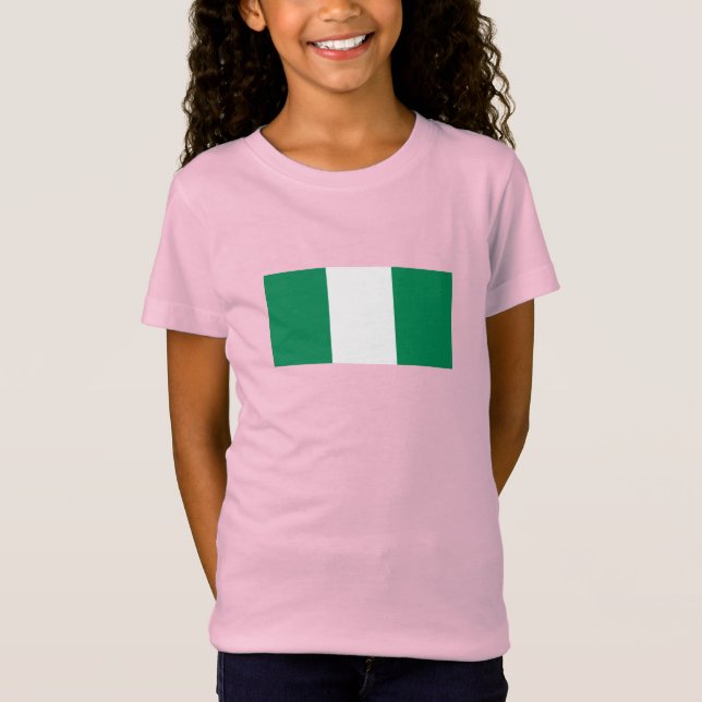Flagge Nigerias T-Shirt (Vorderseite)