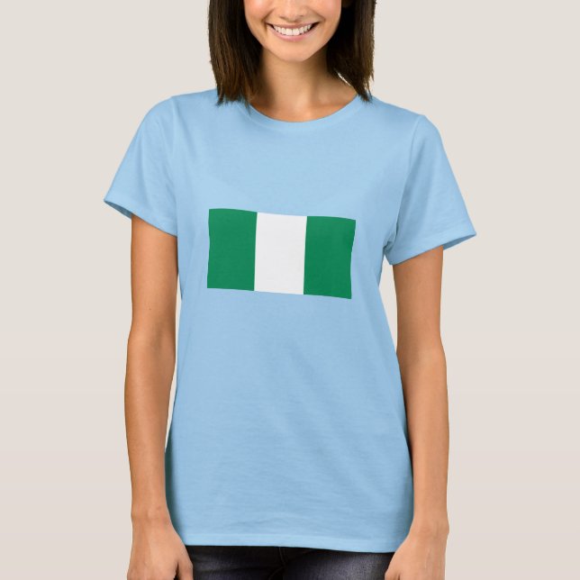 Flagge Nigerias T-Shirt (Vorderseite)