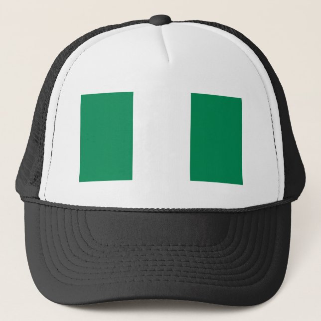 Flagge Nigerias Truckerkappe (Vorderseite)