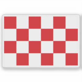 Flagge Nordbrabant, Niederlande Aufkleber