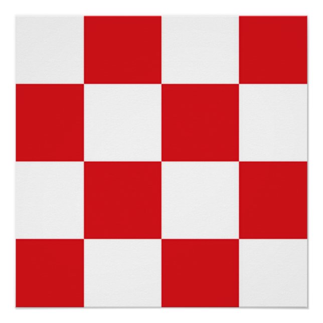 Flagge Nordbrabant Poster (Vorderseite)