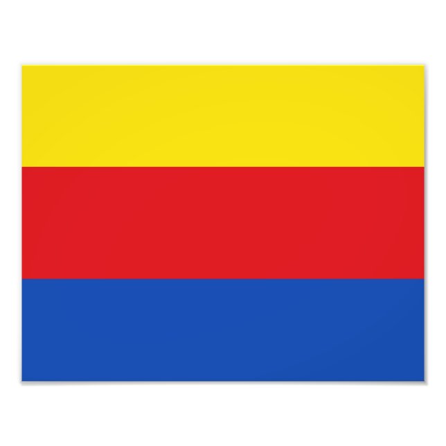 Flagge Nordhollands Fotodruck (Vorne)