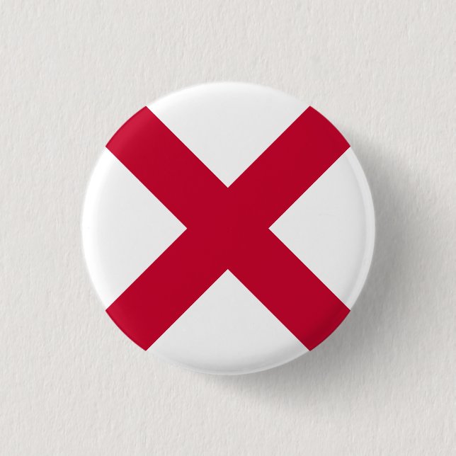 Flagge Nordirlands Button (Vorderseite)
