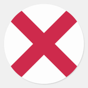 Flagge Nordirlands Runder Aufkleber