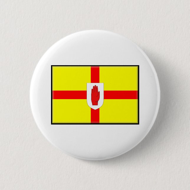 Flagge Nordirlands (Ulster) Button (Vorderseite)