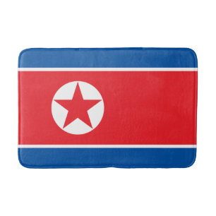 Flagge Nordkoreas Badematte