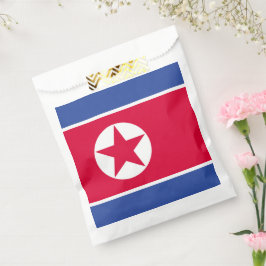 Flagge Nordkoreas Geschenktütchen
