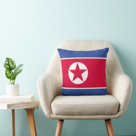 Flagge Nordkoreas Kissen