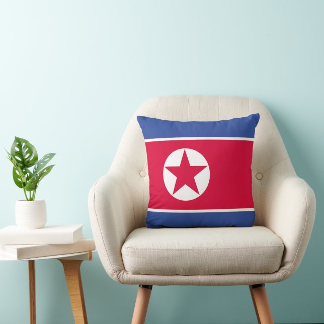 Flagge Nordkoreas Kissen (Stuhl )