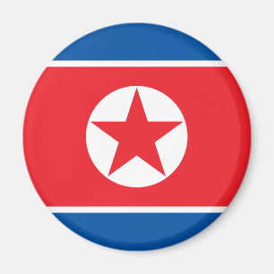 Flagge Nordkoreas Magnet