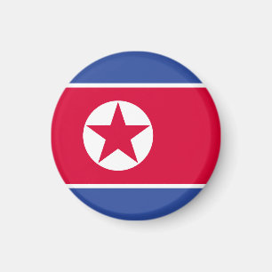 Flagge Nordkoreas Magnet